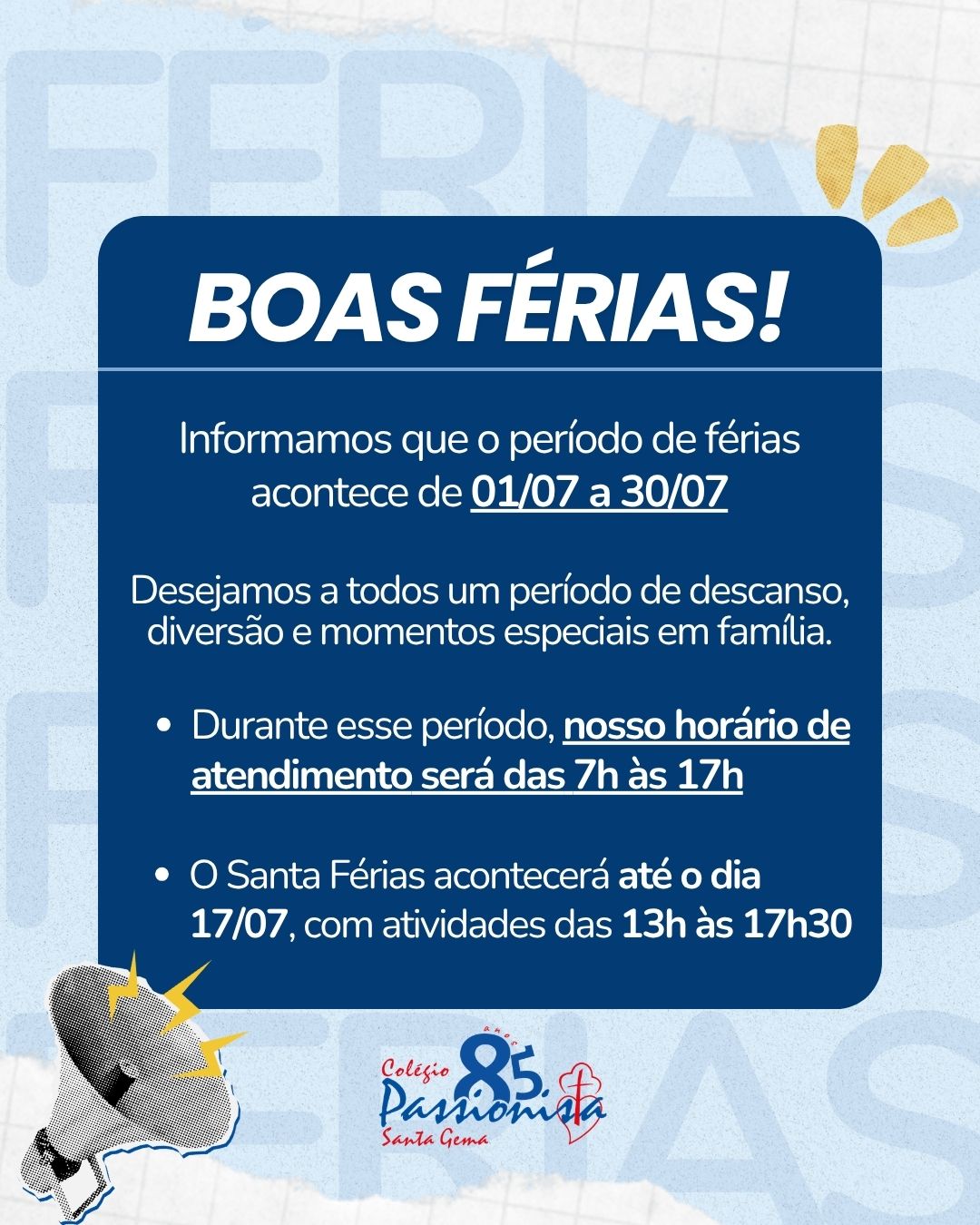 Boas F�rias! Santa Gema