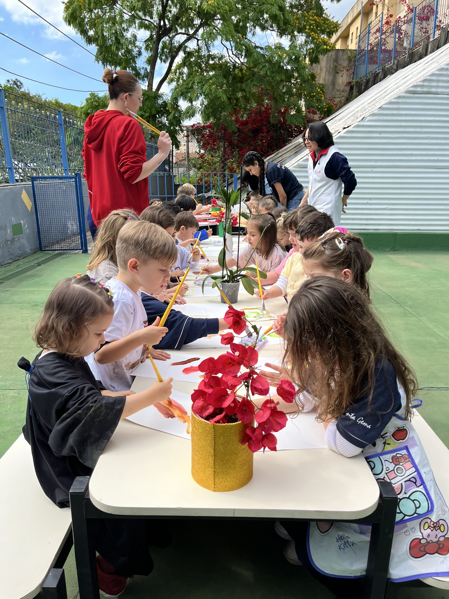 Educao Infantil - Pintura Santa Gema