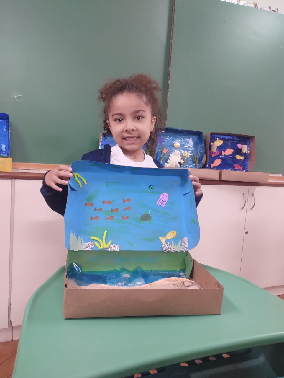 1 Ano - Maquetes dos Oceanos  Santa Gema