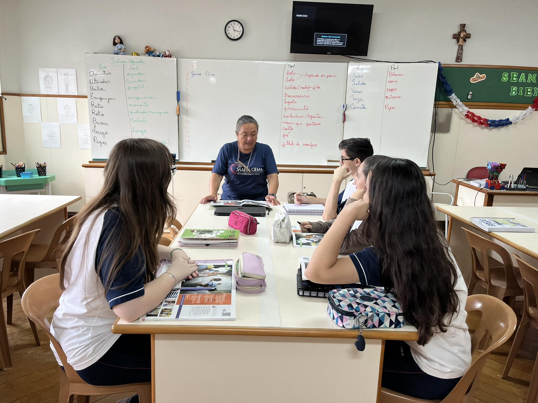 2� S�rie do EM - Aula de Espanhol Santa Gema